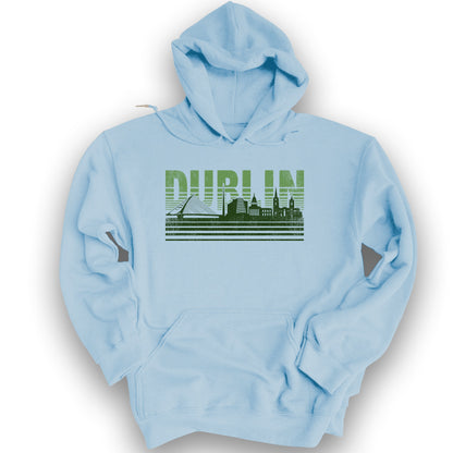 Dublin Stripes Hoodie - Light Blue