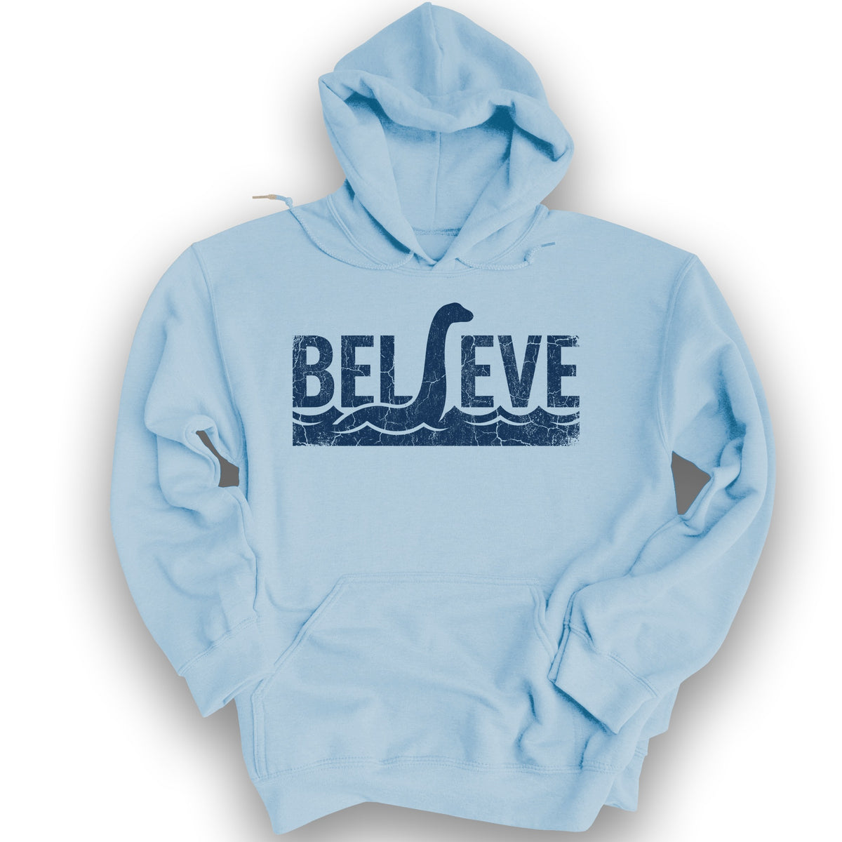 Nessie Believe Hoodie - Light Blue