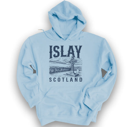 Isle of Islay Scotland Hoodie - Light Blue