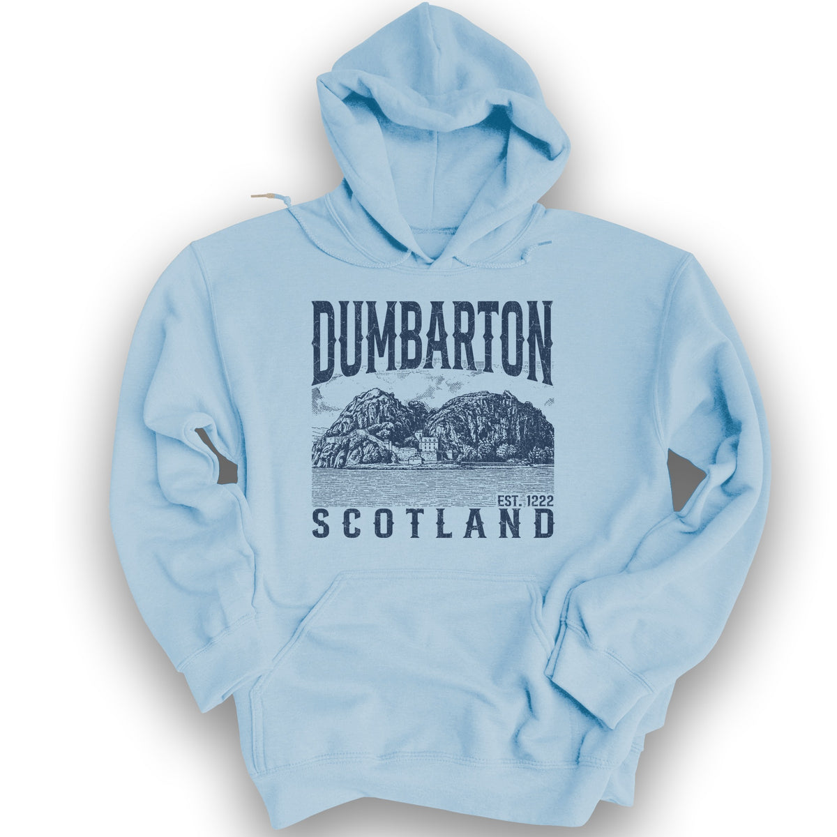 Dumbarton Scotland Hoodie - Light Blue