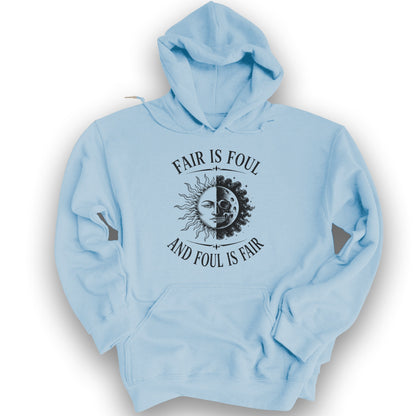 Fair Is Foul MacBeth Hoodie - Light Blue