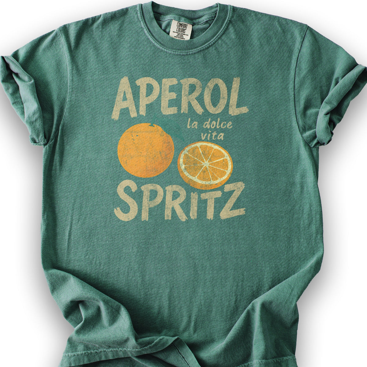 Aprel Spritz La Dolca Vita T-Shirt - Light Green