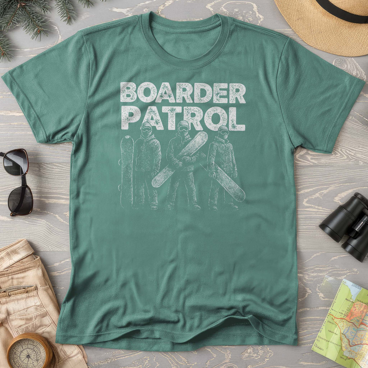 Boarder Patrol T-shirt