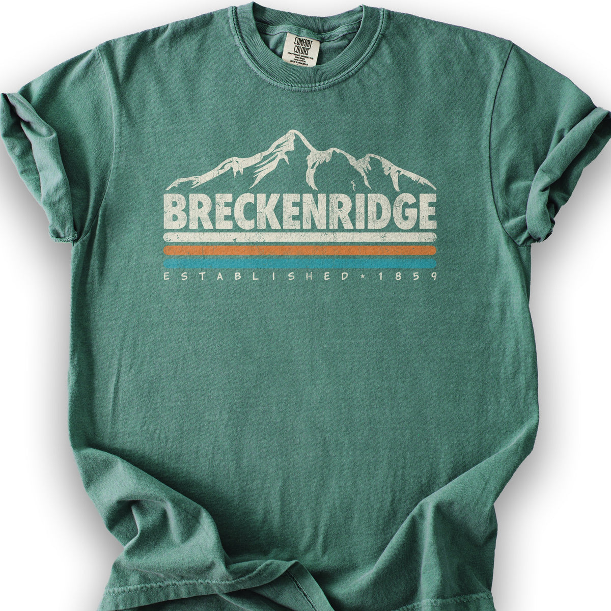 Breckenridge Retro Stripe T-Shirt - Light Green