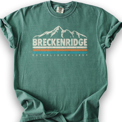 Breckenridge Retro Stripe T-Shirt - Light Green