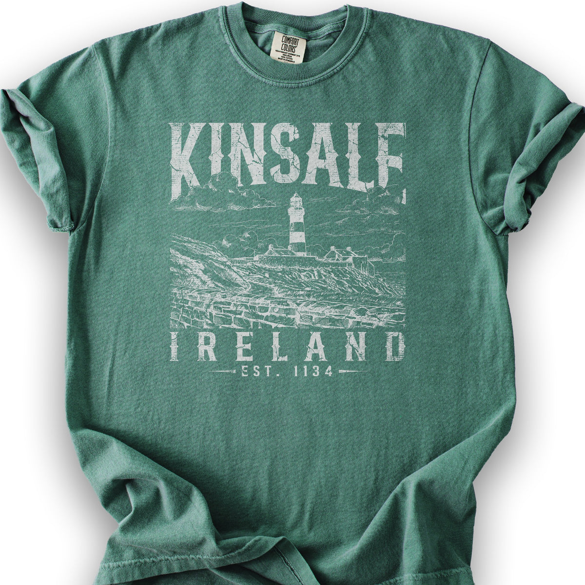 Kinsale Ireland T-Shirt - Light Green