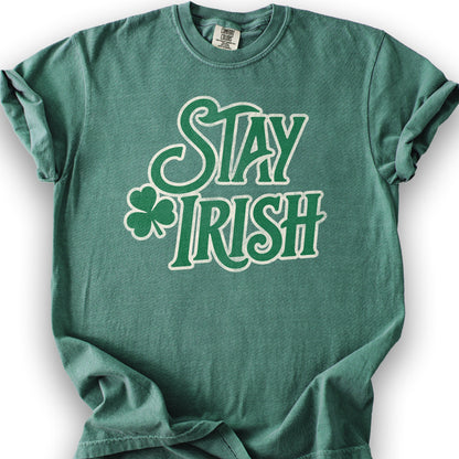 Stay Irish T-Shirt - Light Green