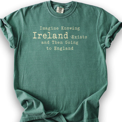 Ireland Exists T-Shirt - Light Green