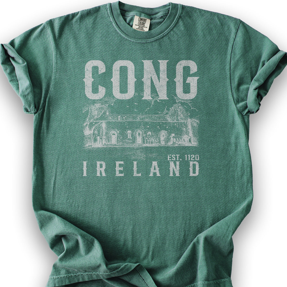 Cong Ireland Sketch T-Shirt - Light Green