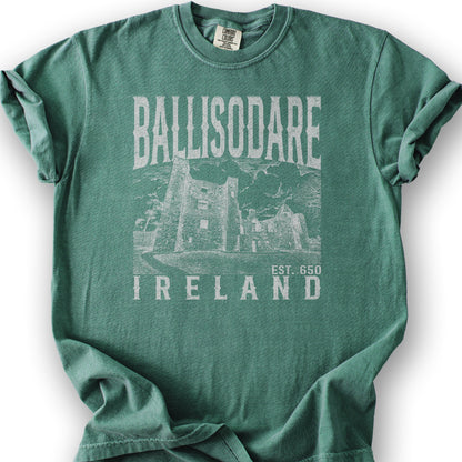 Ballisodare Ireland Sketch T-Shirt - Light Green