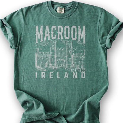 Macroom Ireland Sketch T-Shirt - Light Green