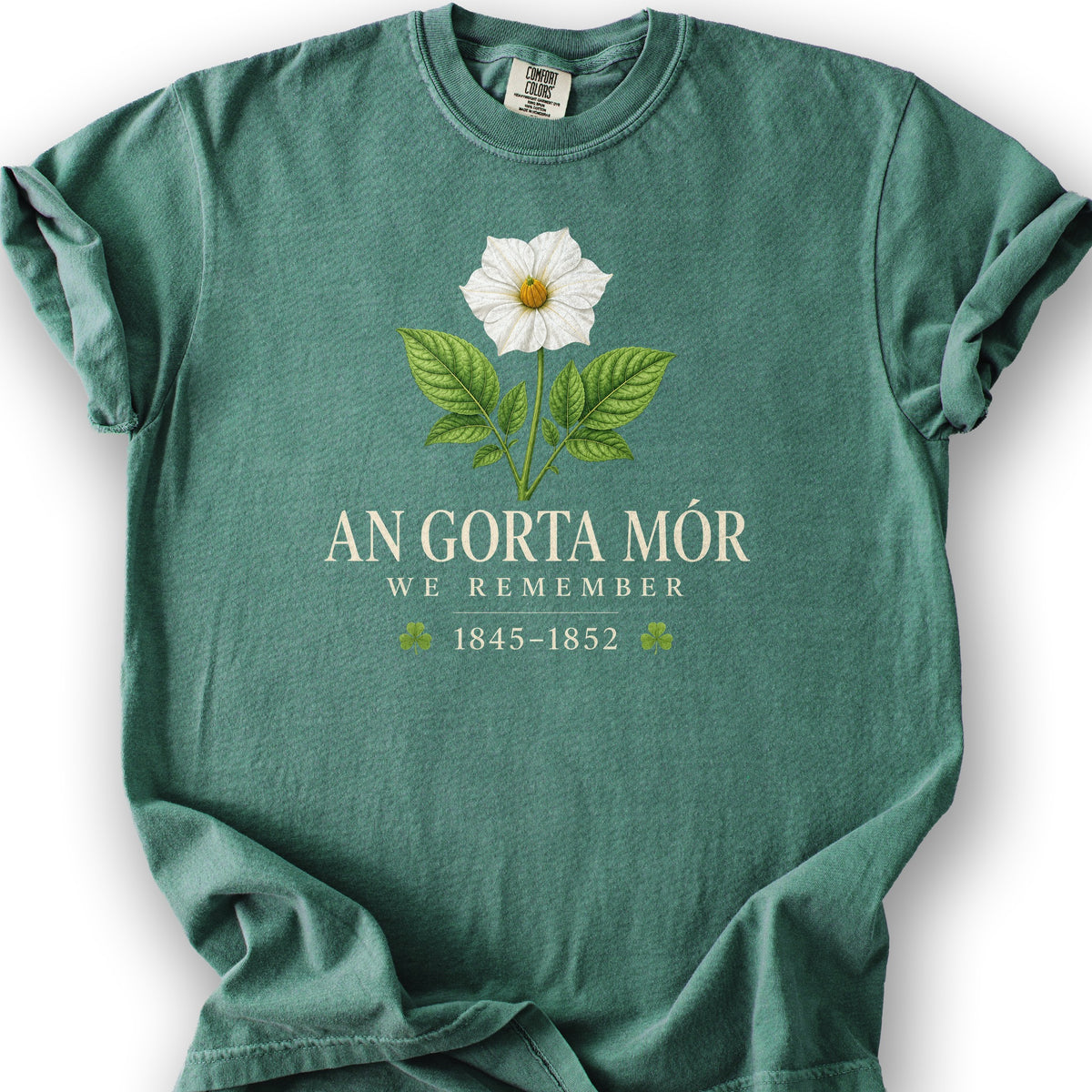 An Gorta Mór T-Shirt - Light Green