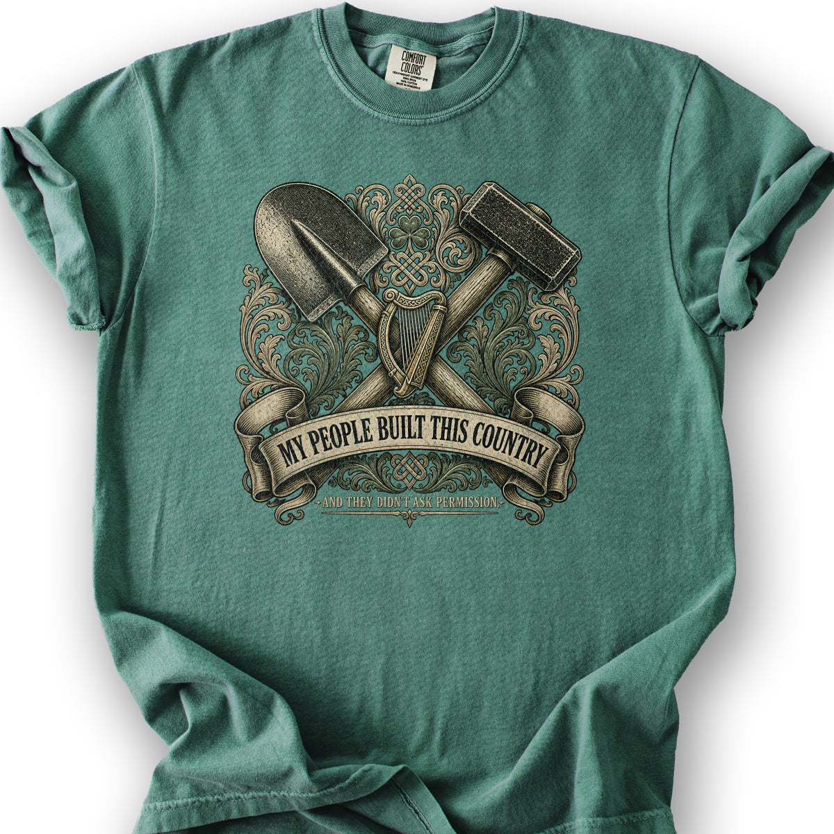Irish Built T-Shirt - Light Green