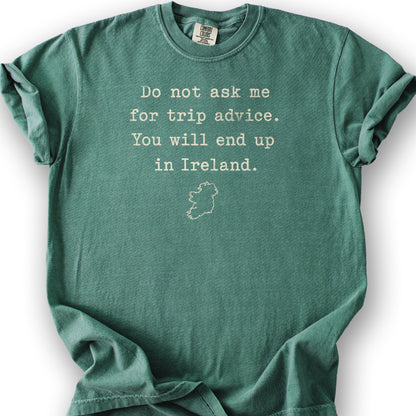 Trip Advice Ireland T-Shirt - Light Green