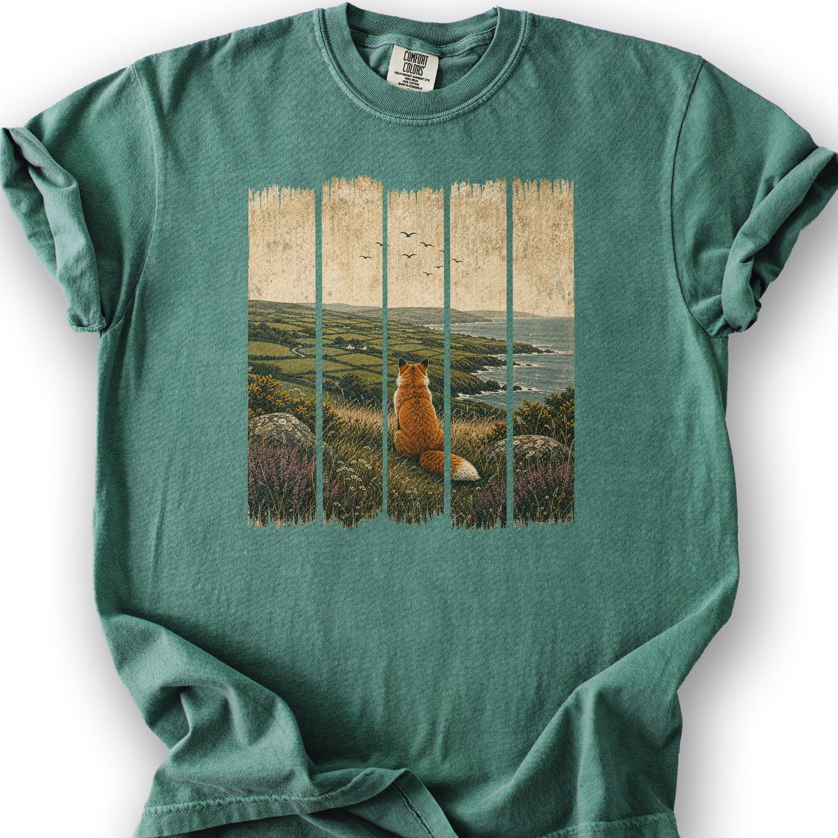 Ireland Fox Panels T-Shirt - Light Green