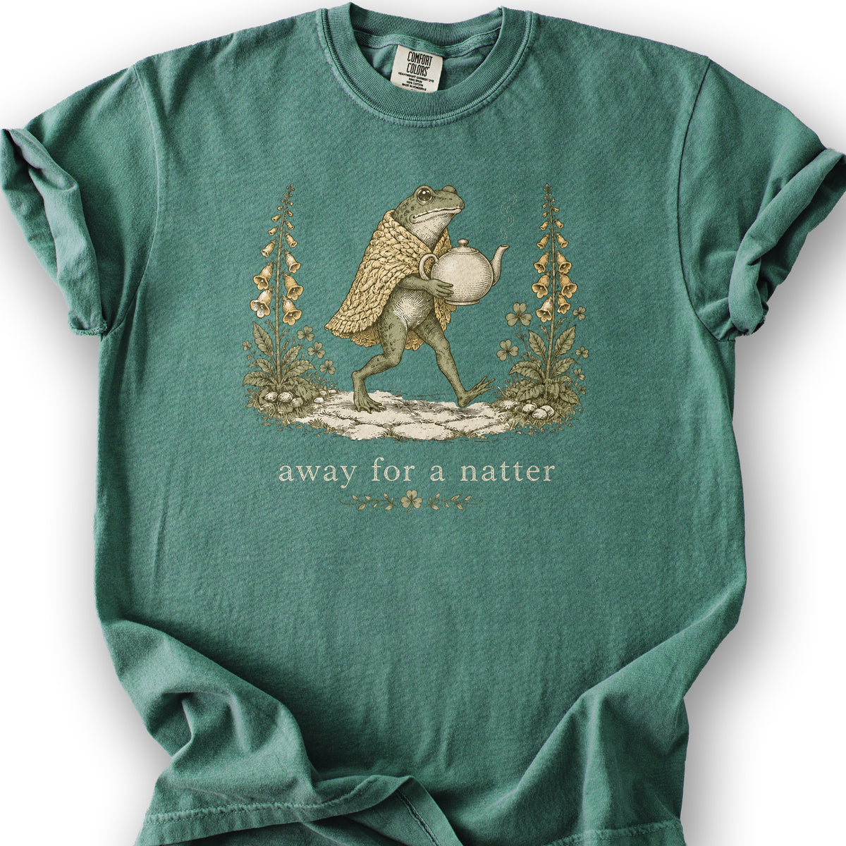 Natter Frog T-Shirt - Light Green