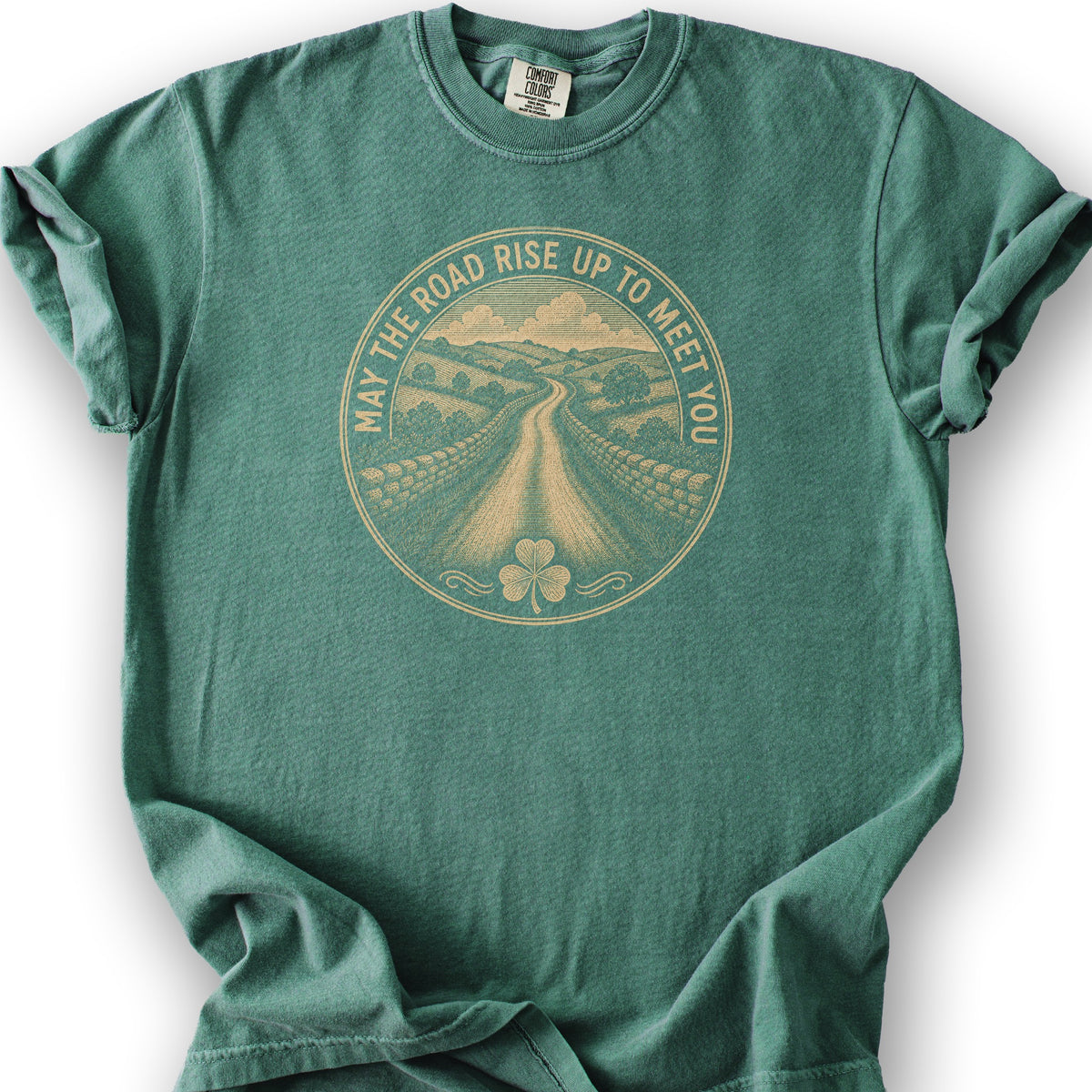May The Road T-Shirt - Light Green
