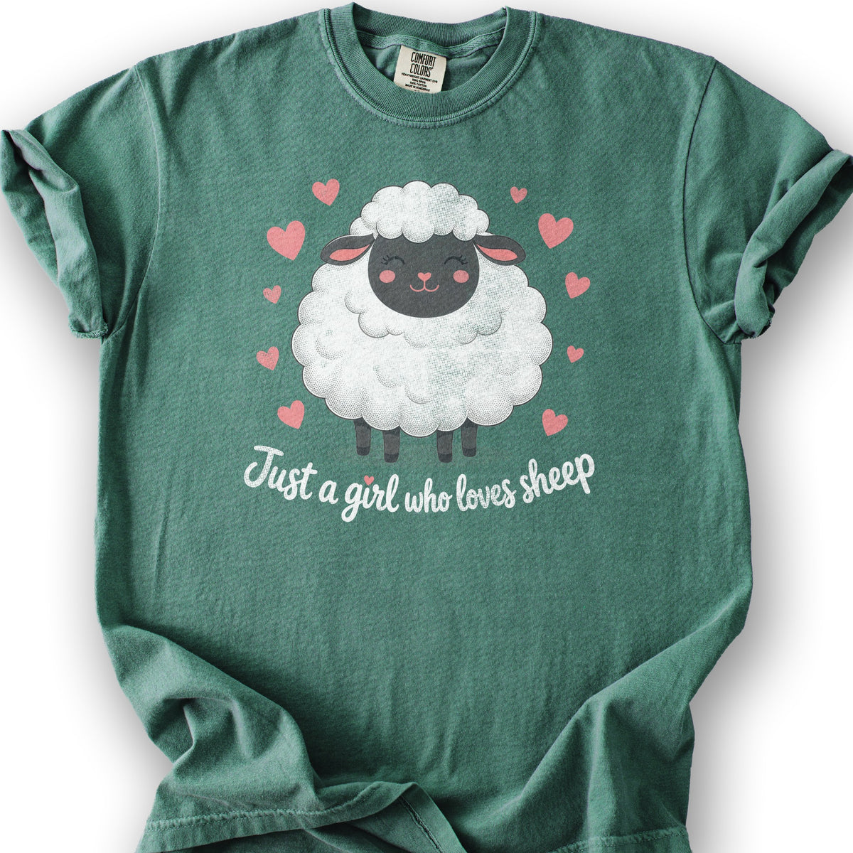 Just A Girl Sheep T-Shirt