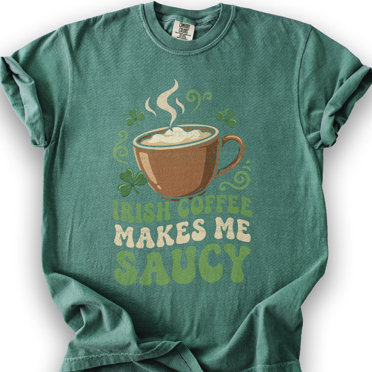 Irish Coffee T-Shirt - Light Green