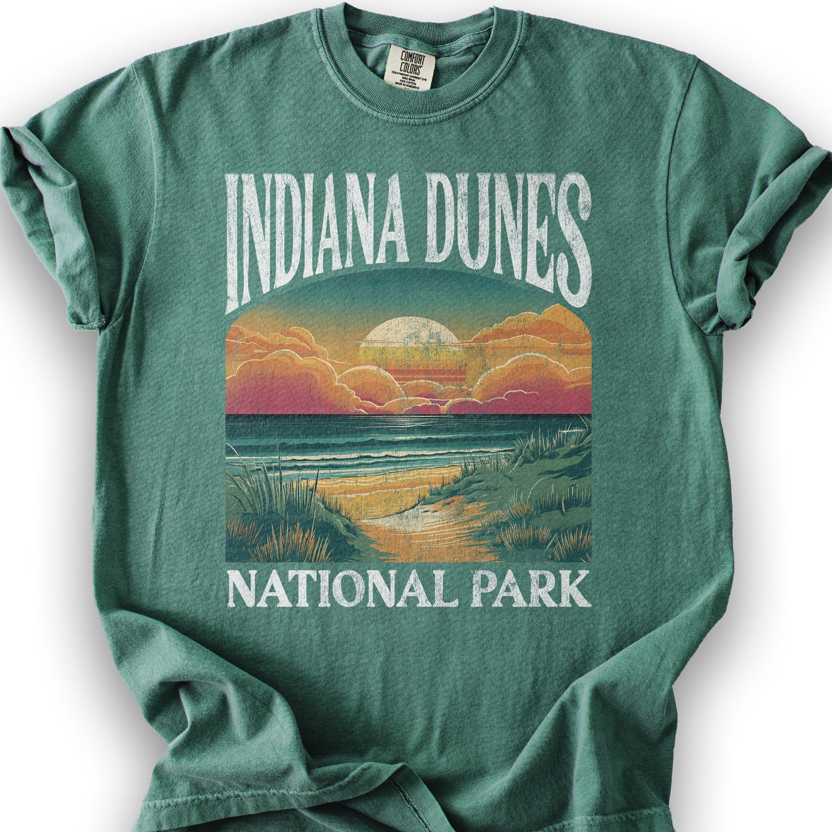 Indiana Dunes National Park "Big and Bold" T-Shirt - Light Green