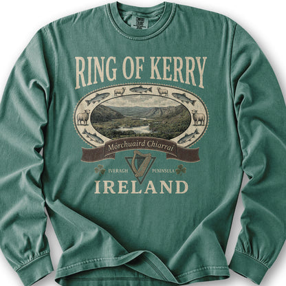 Ring of Kerry Heritage Long Sleeve Shirt - Light Green