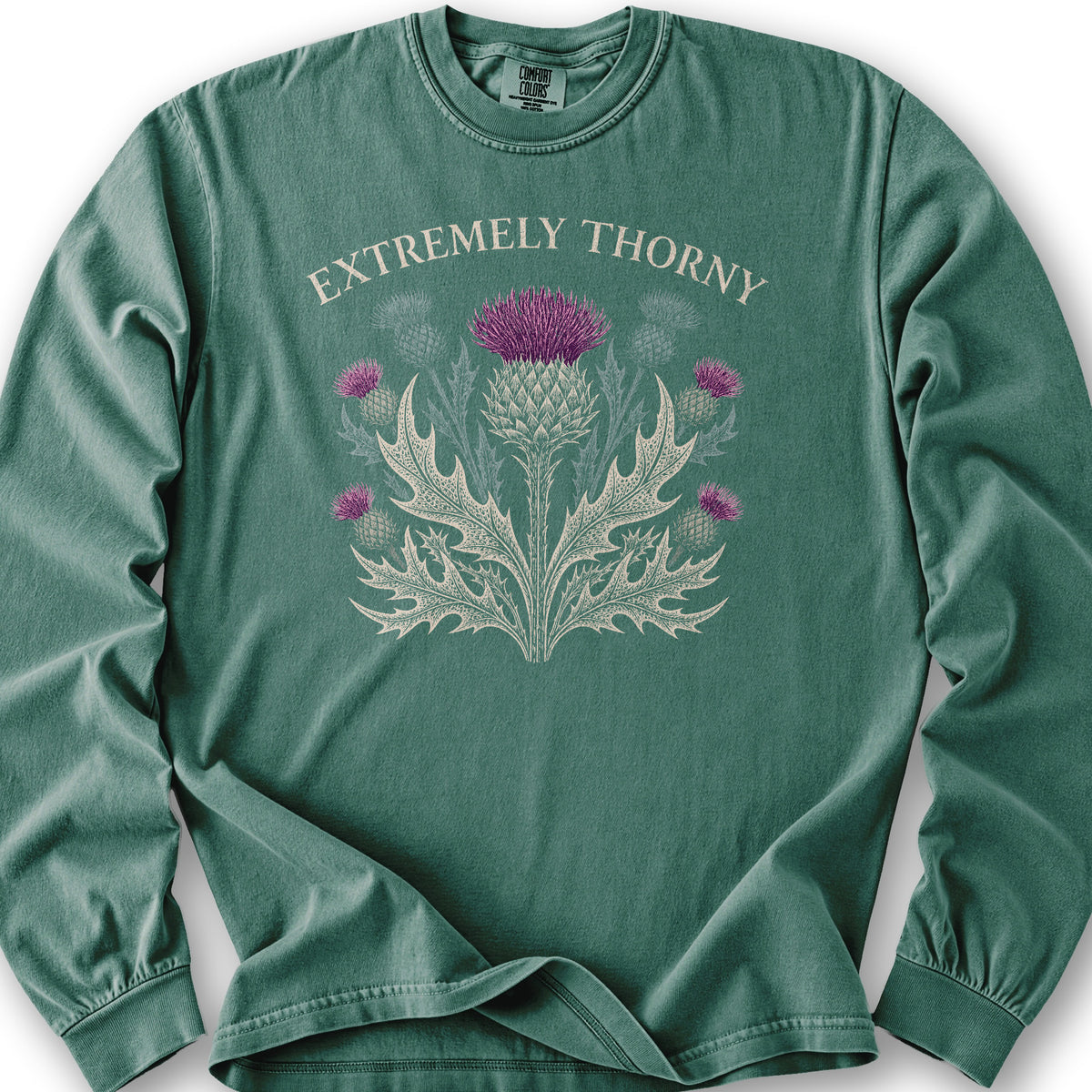 Extremely Thorny Long Sleeve Shirt - Light Green