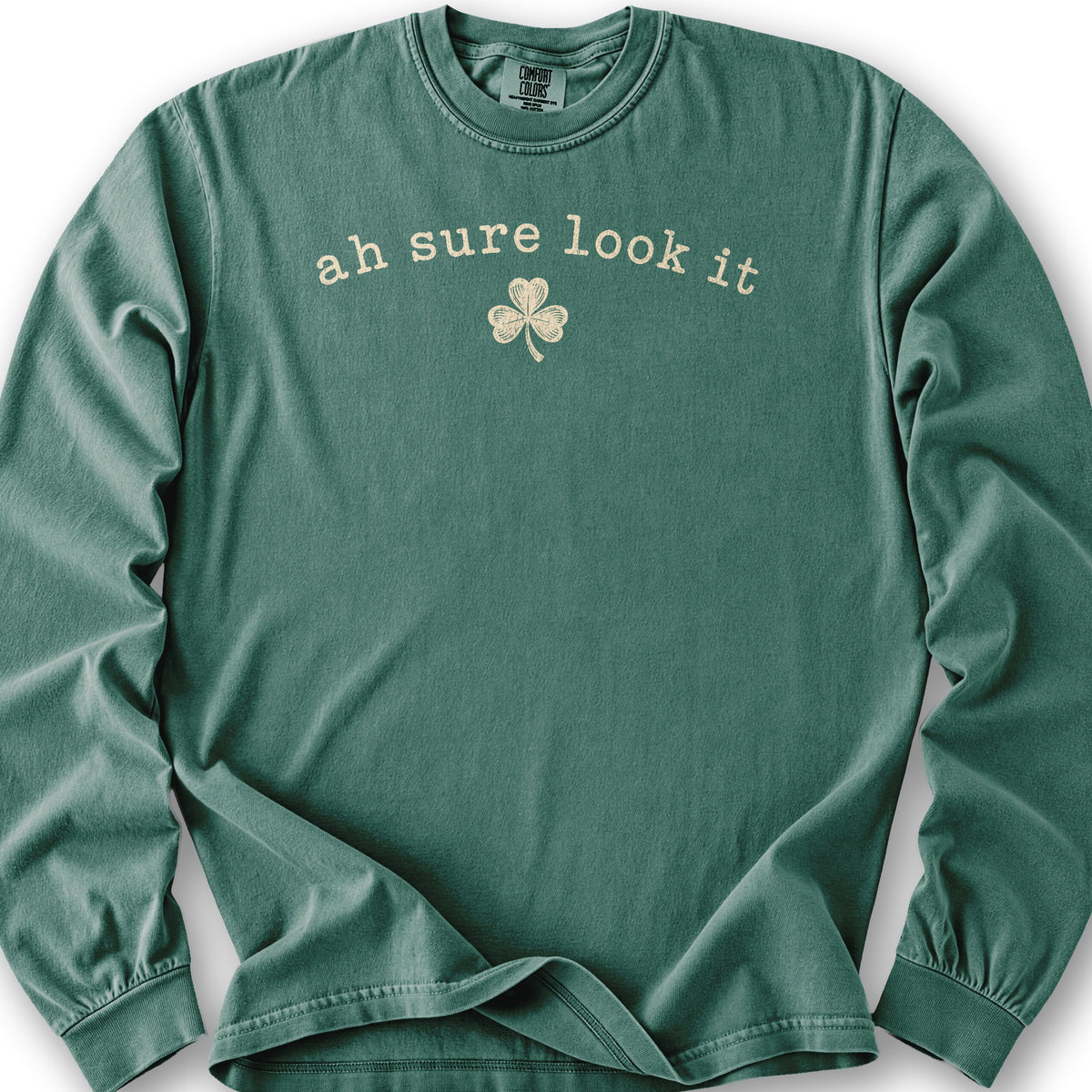 Ah Sure Look It Long Sleeve Shirt - Light Green