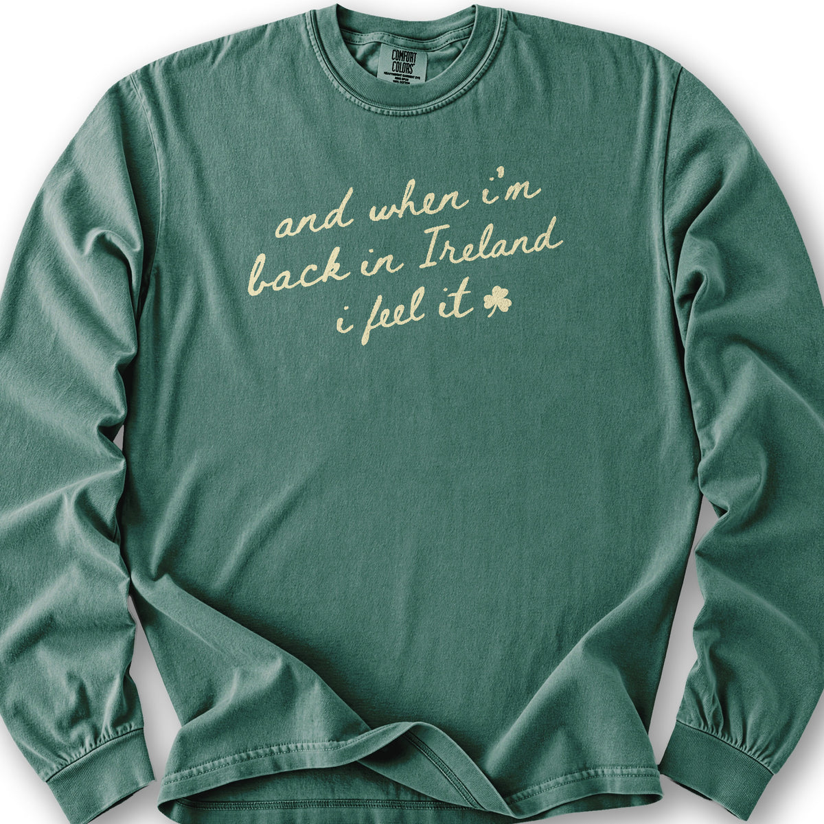 Back In Ireland Long Sleeve Shirt - Light Green