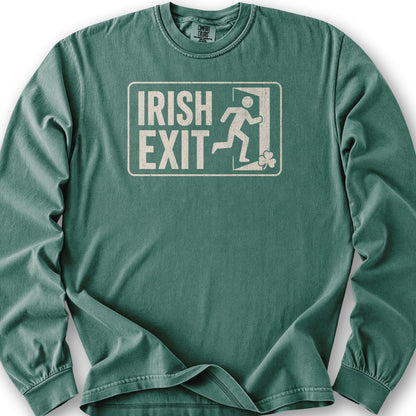 Irish Exit Long Sleeve Shirt - Light Green