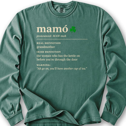 Mamó Definition Long Sleeve Shirt - Light Green