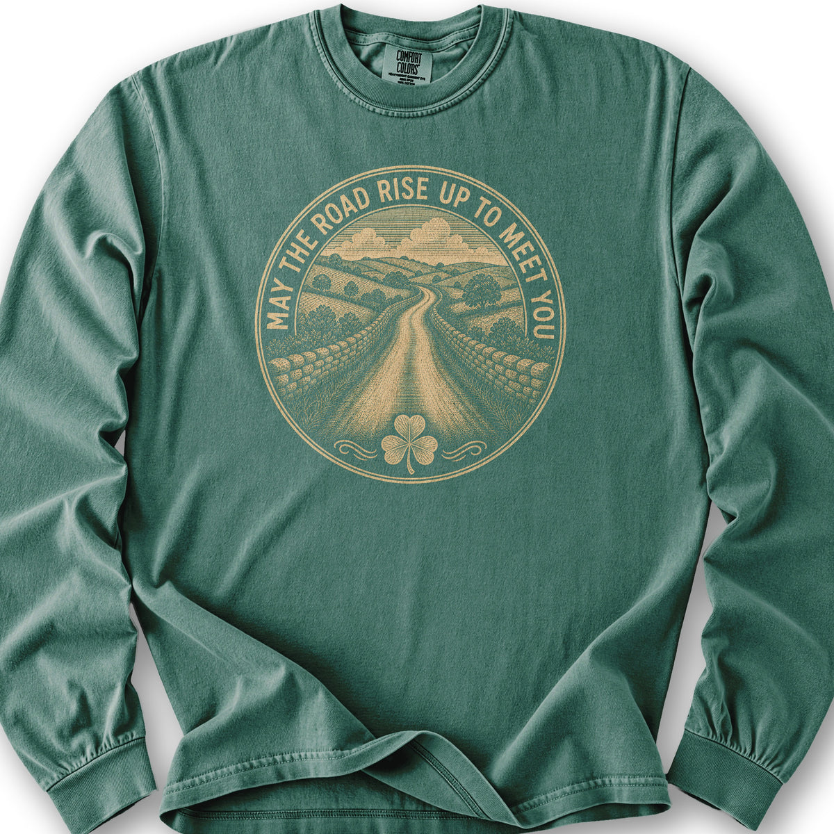 May The Road Long Sleeve Shirt - Light Green