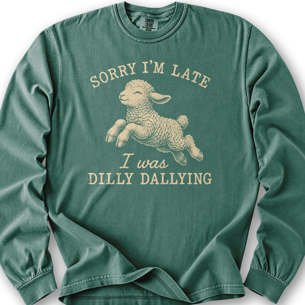 Dilly Dallying Long Sleeve Shirt - Light Green