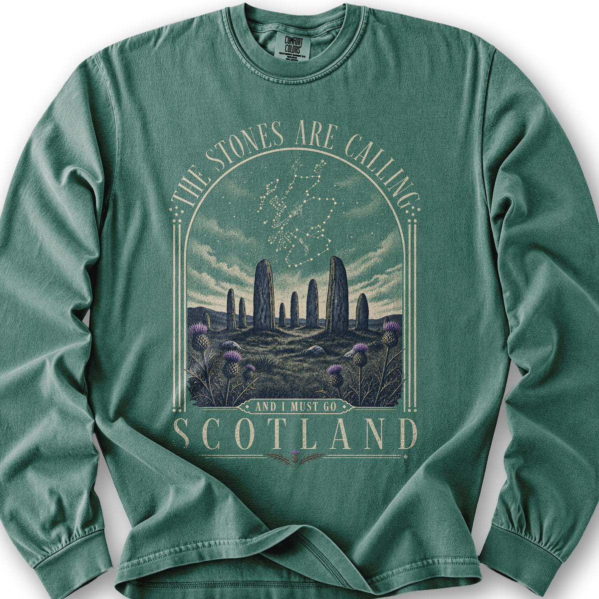 Scotland Stones Calling Long Sleeve Shirt
