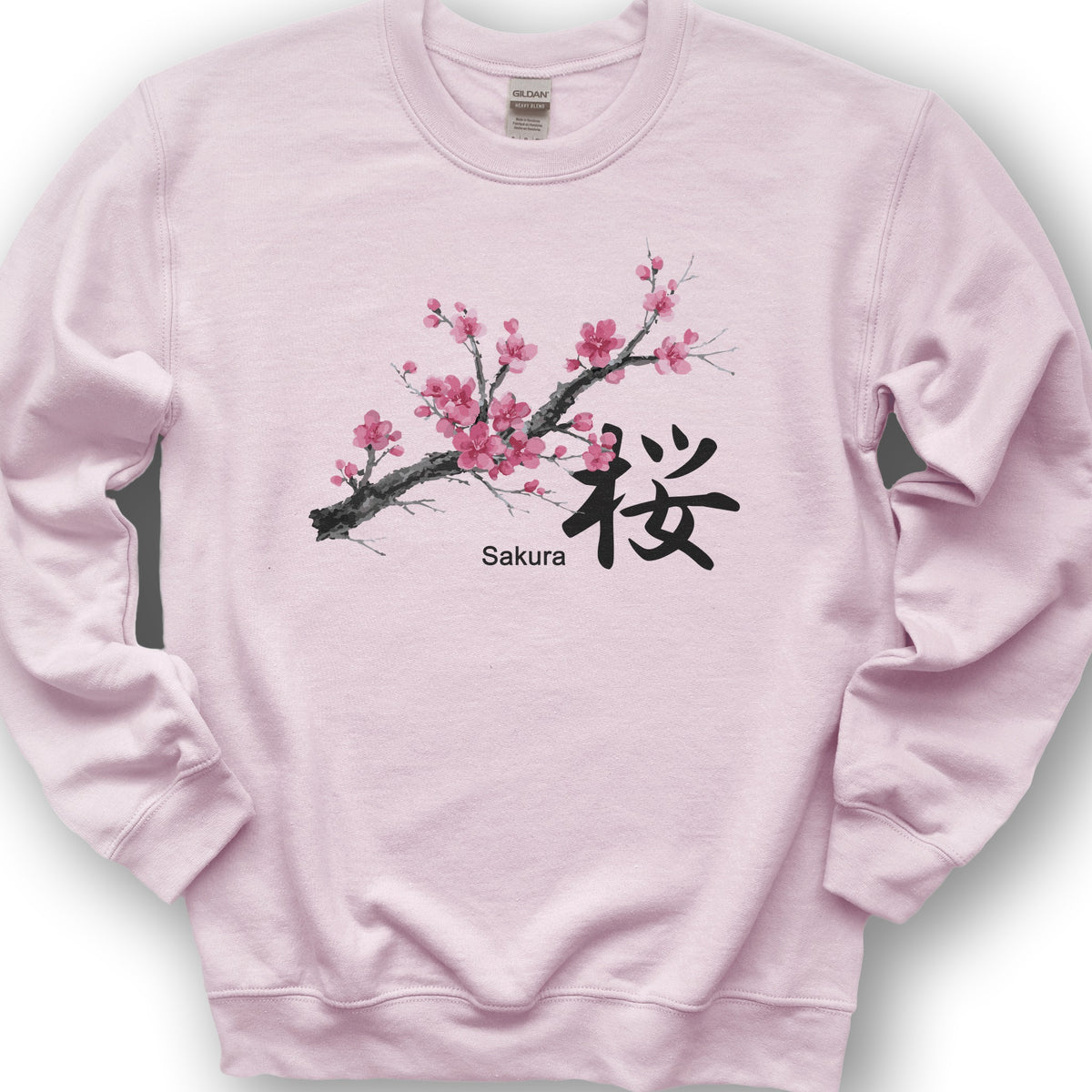 Cherry Blossom Sakura Sweatshirt - Light Pink