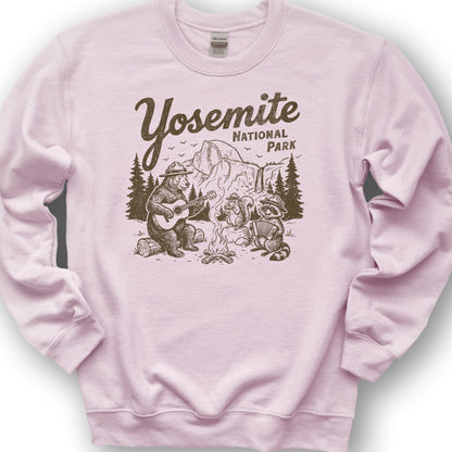 Yosemite Campfire Sing Sweatshirt - Light Pink