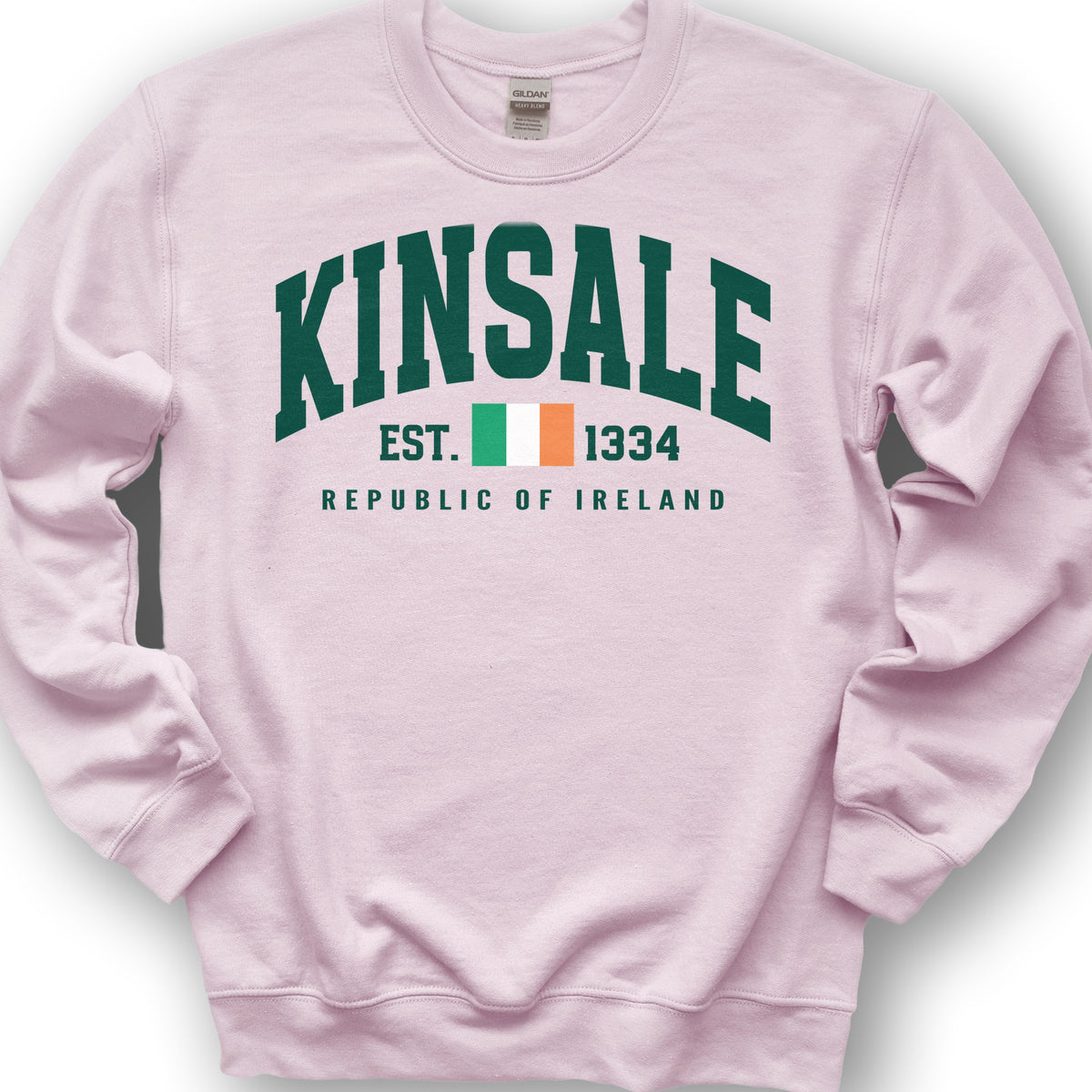 Kinsale Varsity Flag Sweatshirt - Light Pink