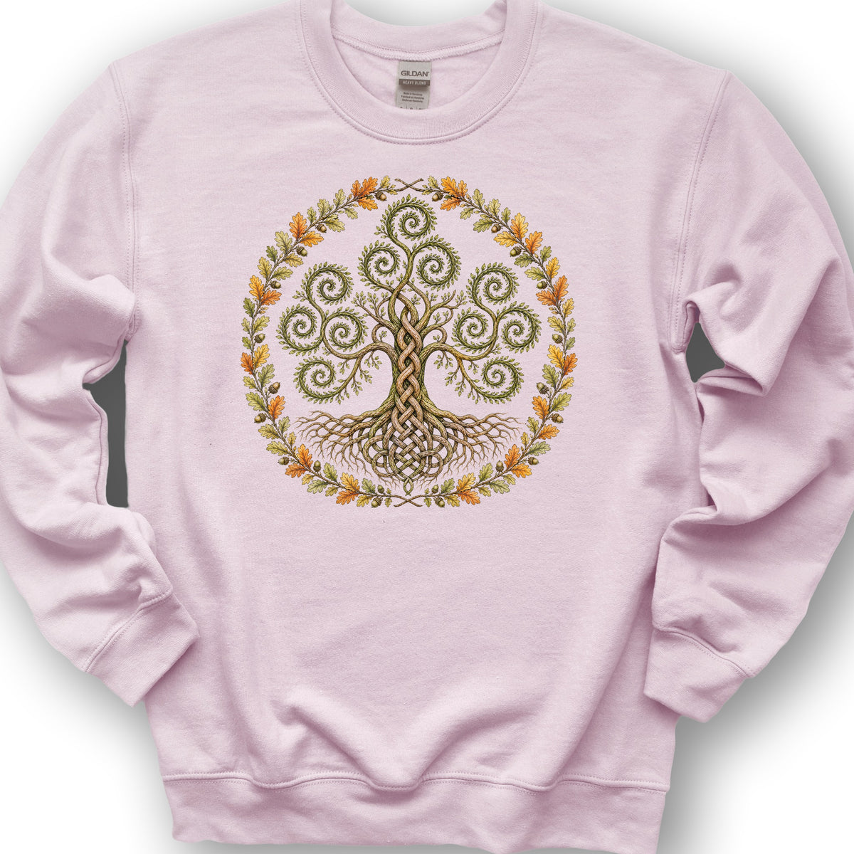 Triskele Tree Of Life Sweatshirt - Light Pink