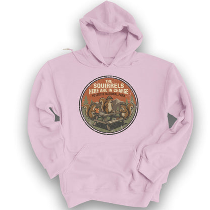 2026022204 The Squirrels Here In The Charge - Gildan 18500 Hoodie - Light Pink
