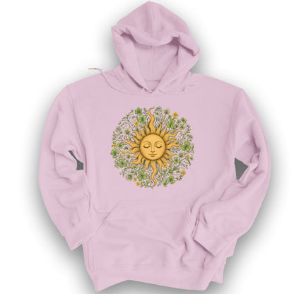 Shamrock Celestial Sun Hoodie - Light Pink
