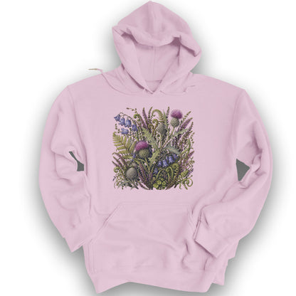 Wild Thistles Hoodie - Light Pink