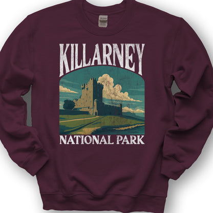 Killarney National Park "Big and Bold" Sweatshirt - Maroon