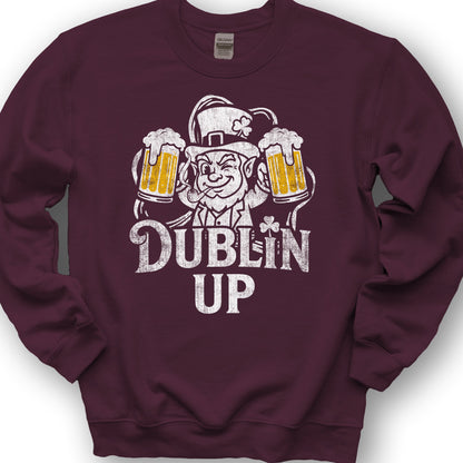 Dublin Up Sweatshirt - Maroon