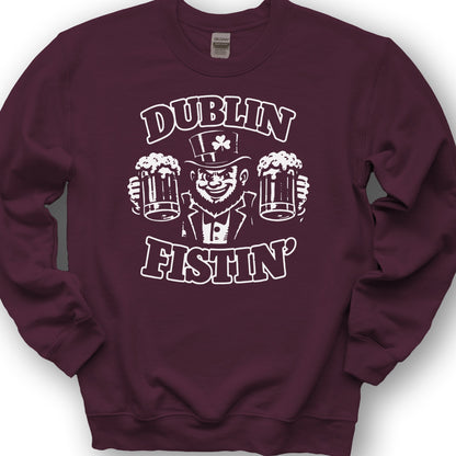 Dublin Fistin Sweatshirt - Maroon