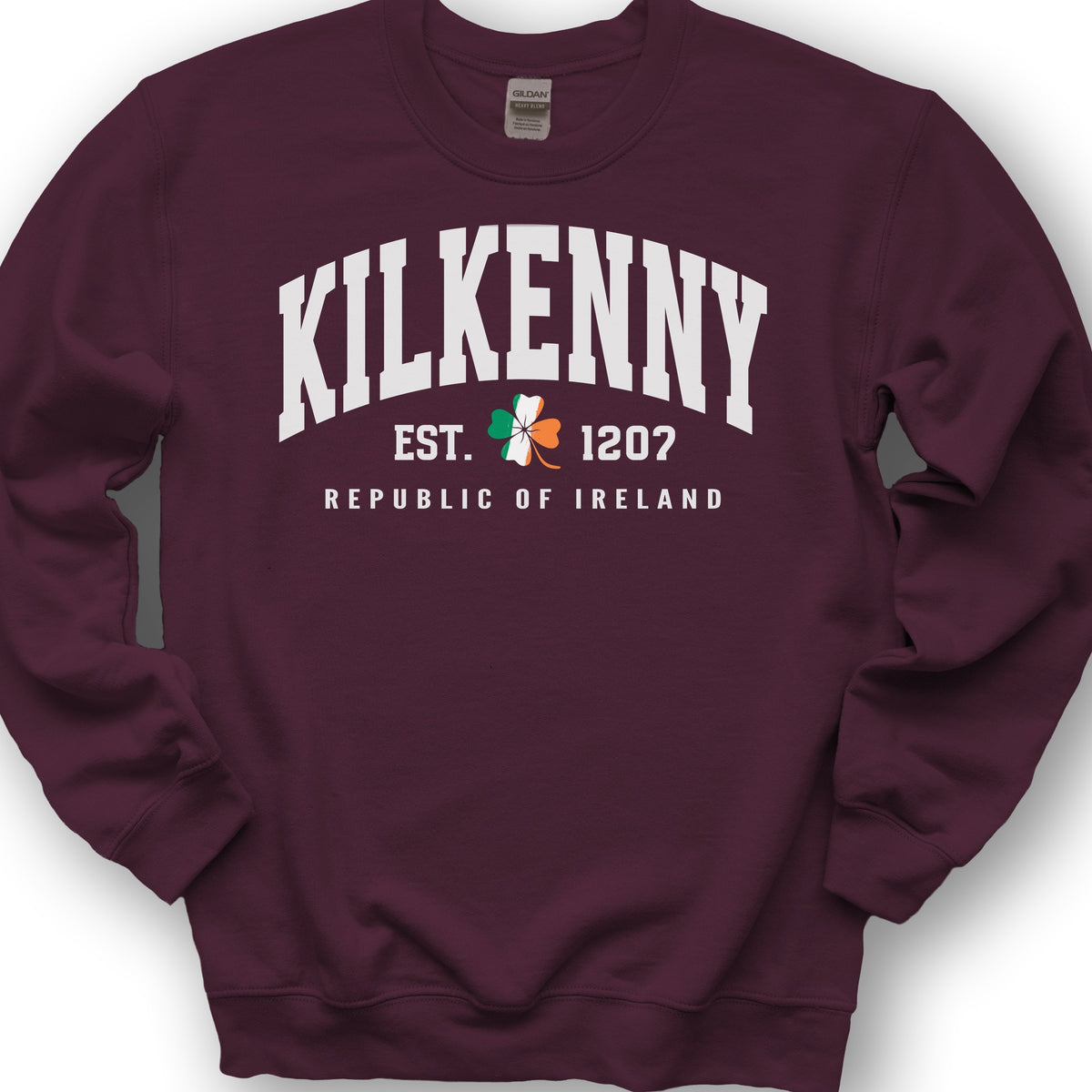 Kilkenny Varsity Flag Sweatshirt - Maroon