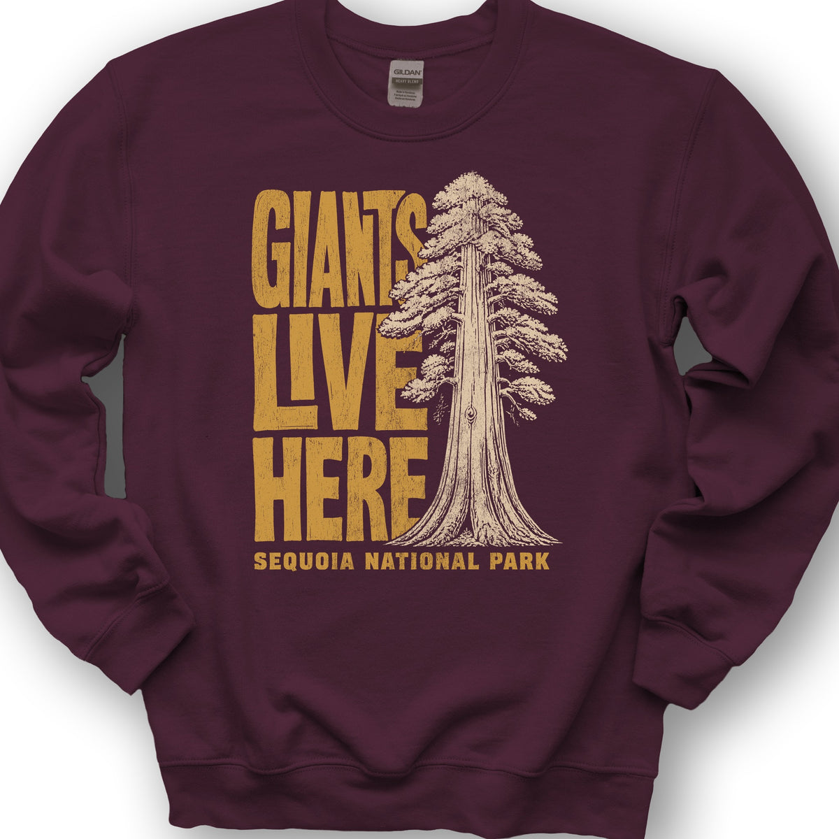 Sequoia Giants Sweatshirt - Maroon