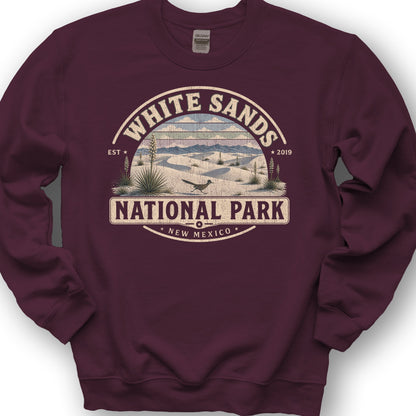White Sands Medallion Sweatshirt - Maroon