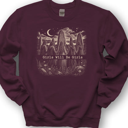 Girls Druids Sweatshirt - Maroon