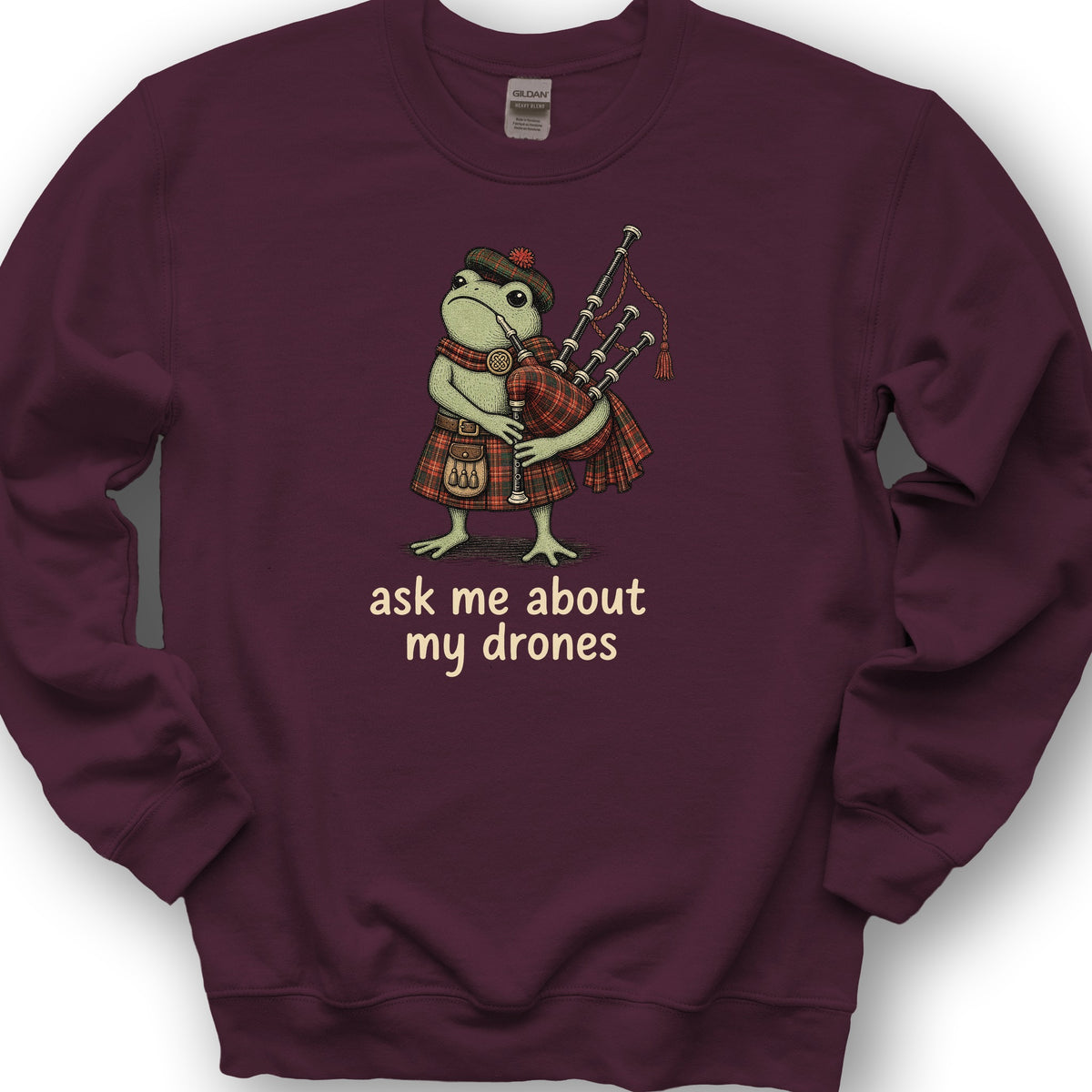 Bagpipe Frog Sweatshirt