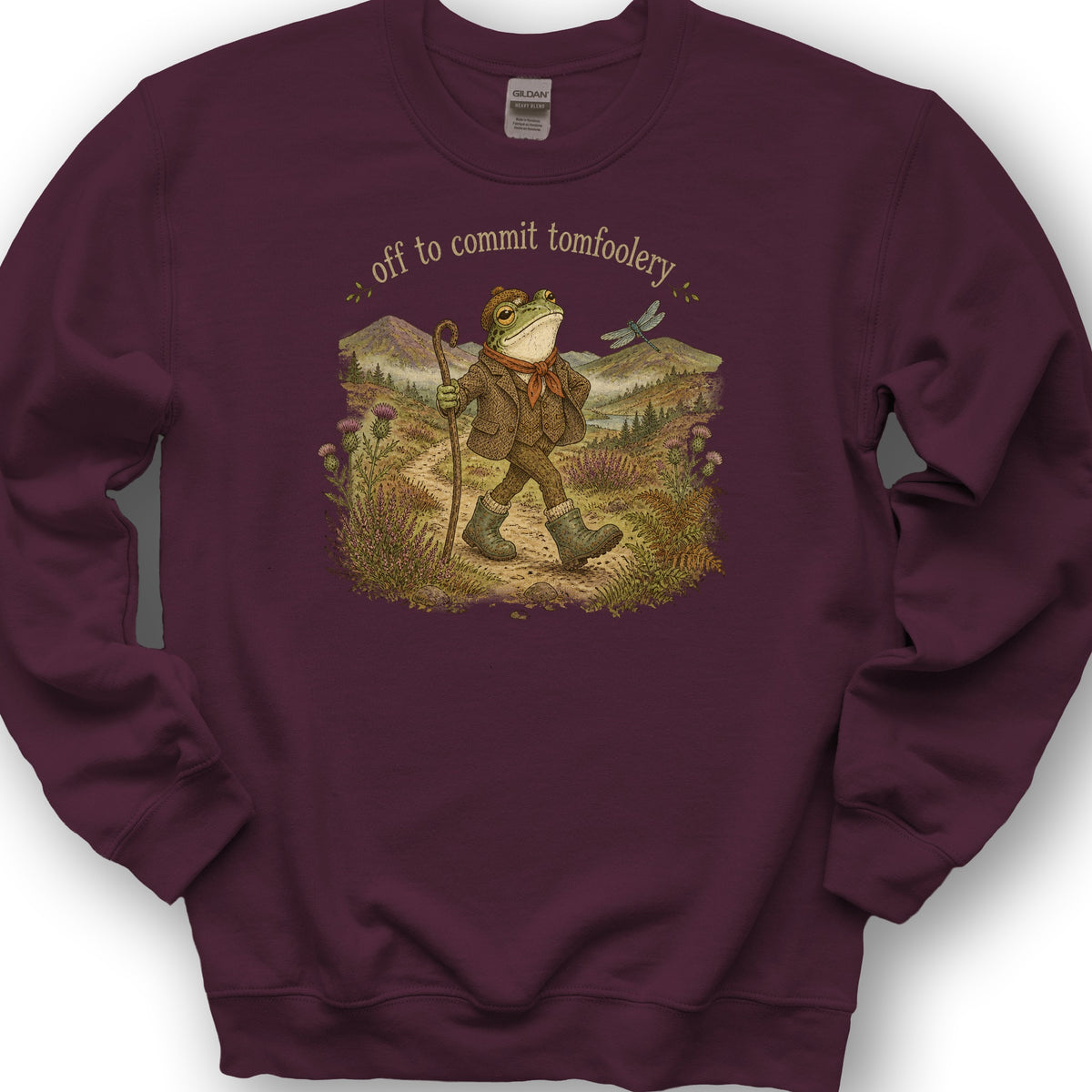 Tomfoolery Frog Sweatshirt
