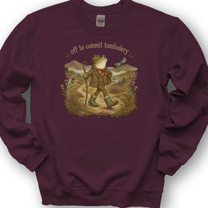 Tomfoolery Frog Sweatshirt